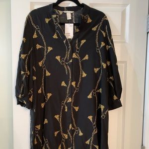 H&M black midi dress - NWT